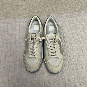 Very gently used silver Dolce Vita sneakers